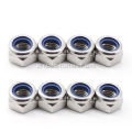 Hex nylon nut m8 seng berlapis